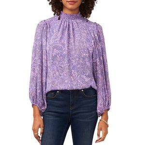 💜 NWT! Vince Camuto Balloon Sleeve Blouse